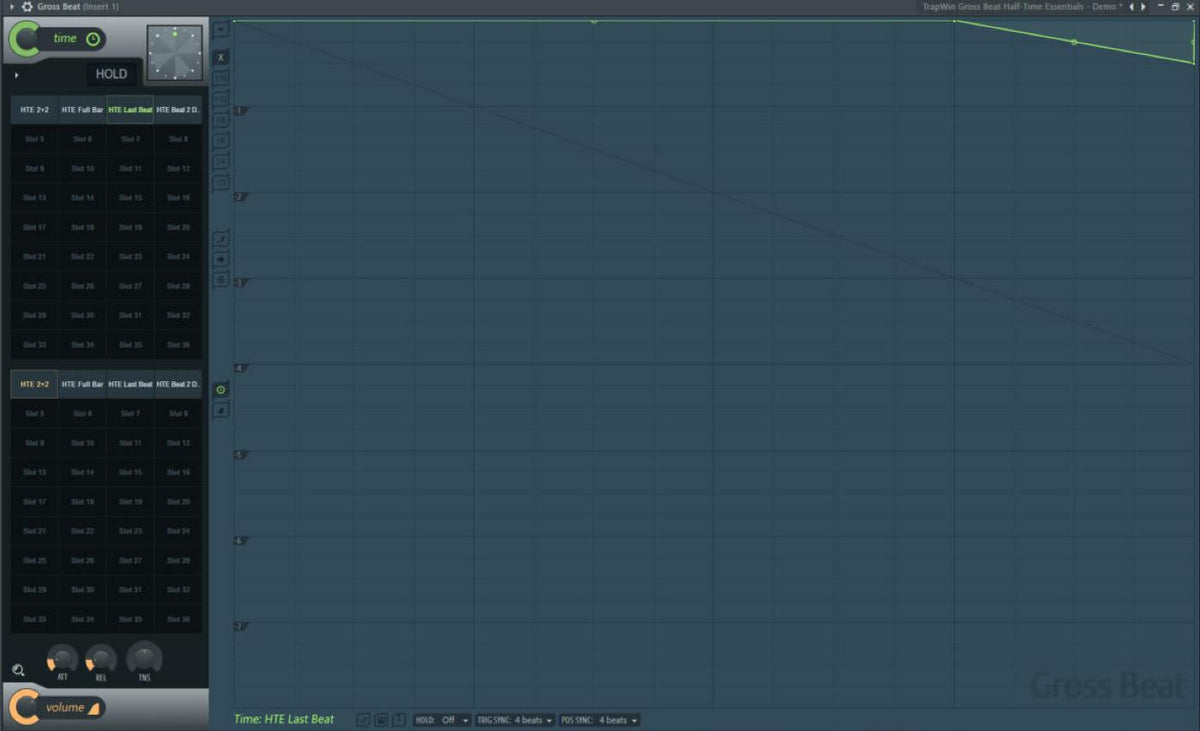 TrapWin Gross Beat Half-Time Essentials - 100 presets