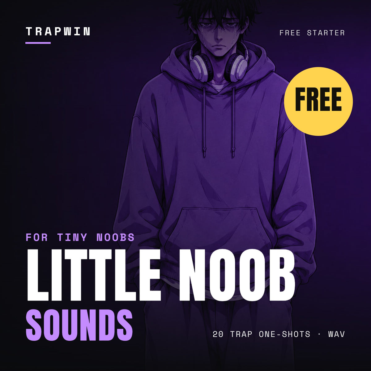 Little Noob Sounds – free trap one-shot kit cover