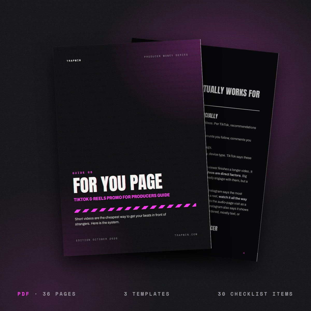 FOR YOU PAGE - TikTok & Reels Promo for Producers Guide