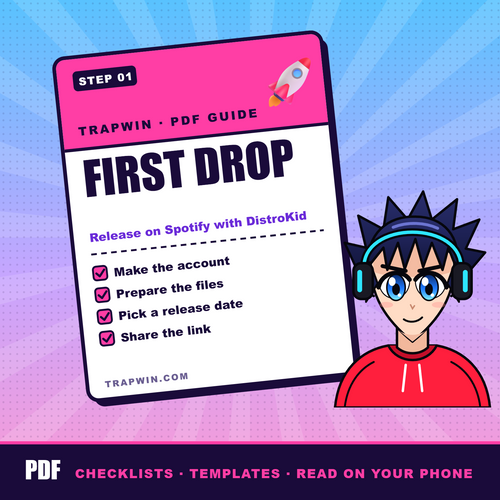 FIRST DROP - Release on Spotify with DistroKid Guide