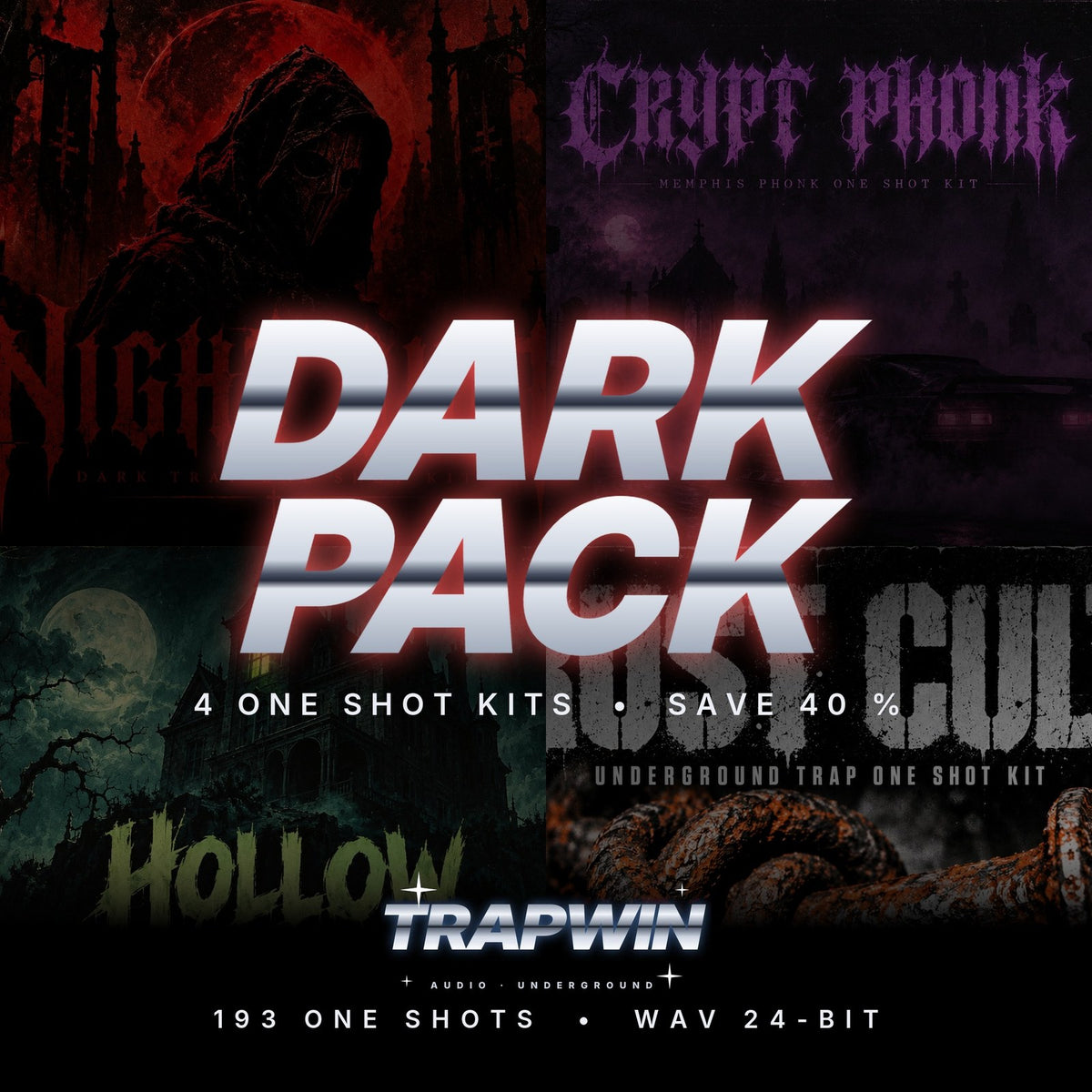 DARK PACK - 4 One Shot Kits