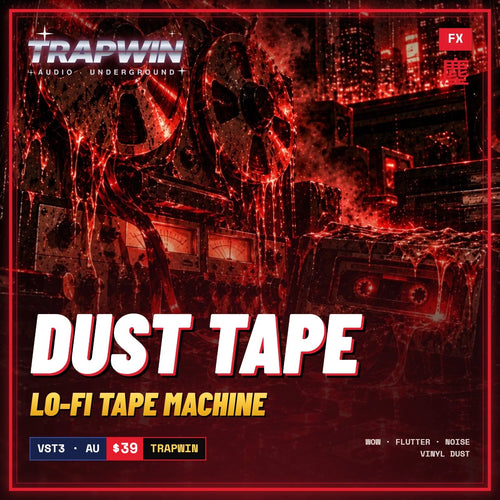 TrapWin DUST TAPE - Plugin de fita Lo-Fi