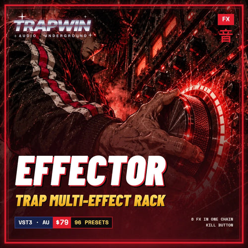 TRAPWIN EFFECTOR - Plugin multiefeitos de Trap (VST3 / AU)