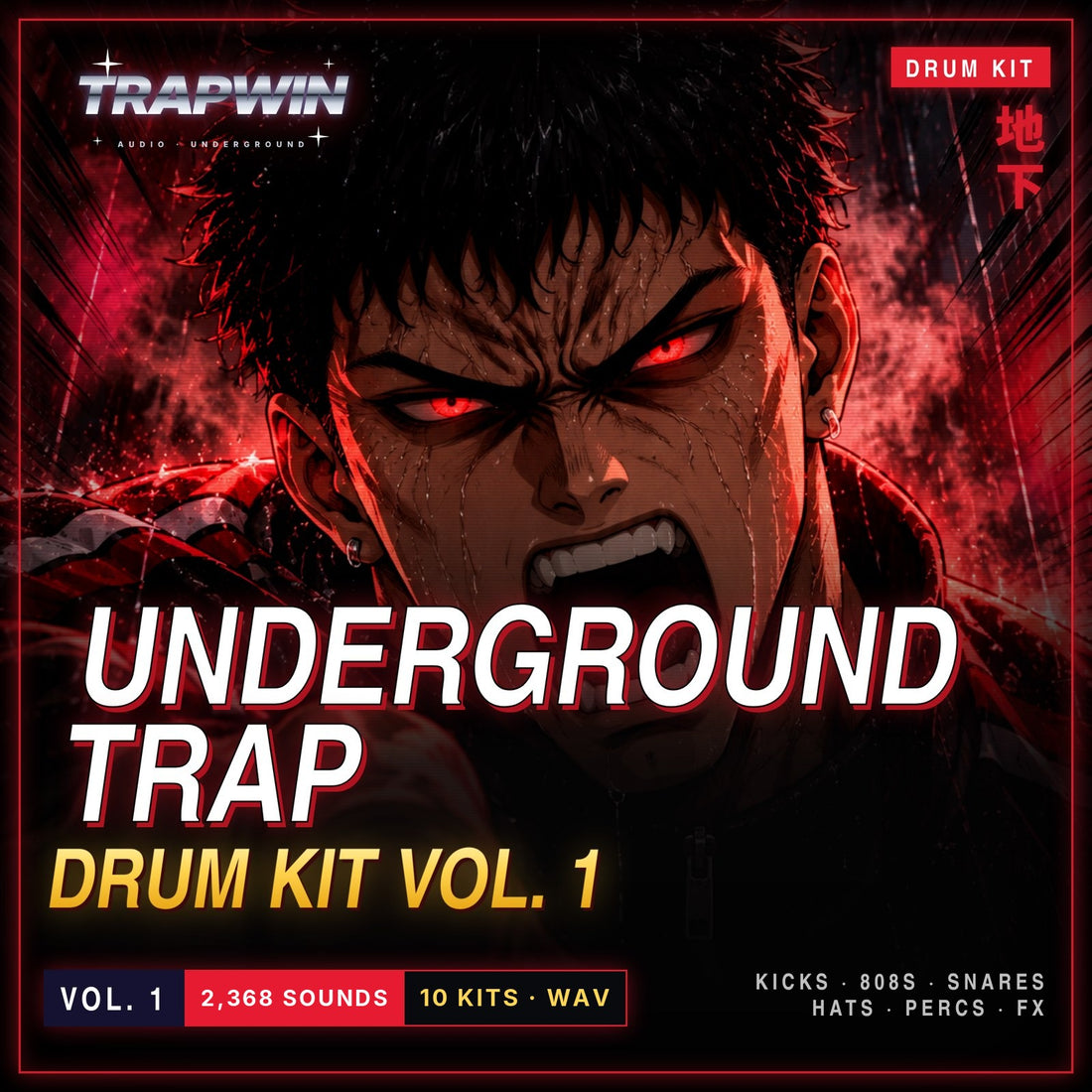 Underground Trap Drum Kit Vol. 1