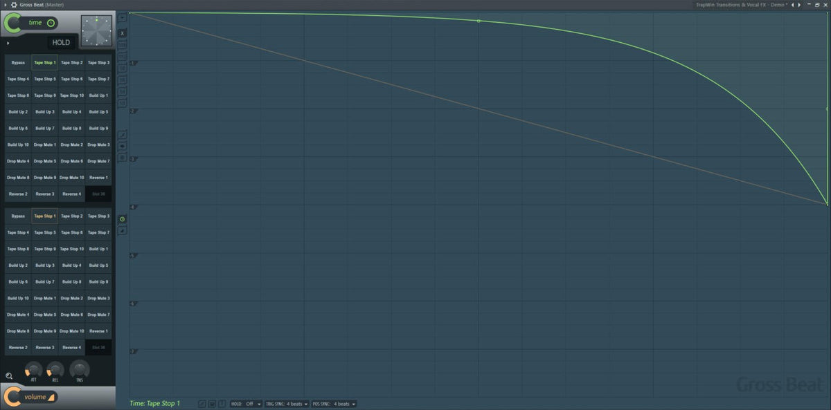 Transitions & Vocal FX in FL Studio Gross Beat – Tape Stop