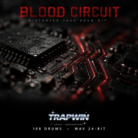 BLOOD CIRCUIT - Distorted Trap Drum Kit cover