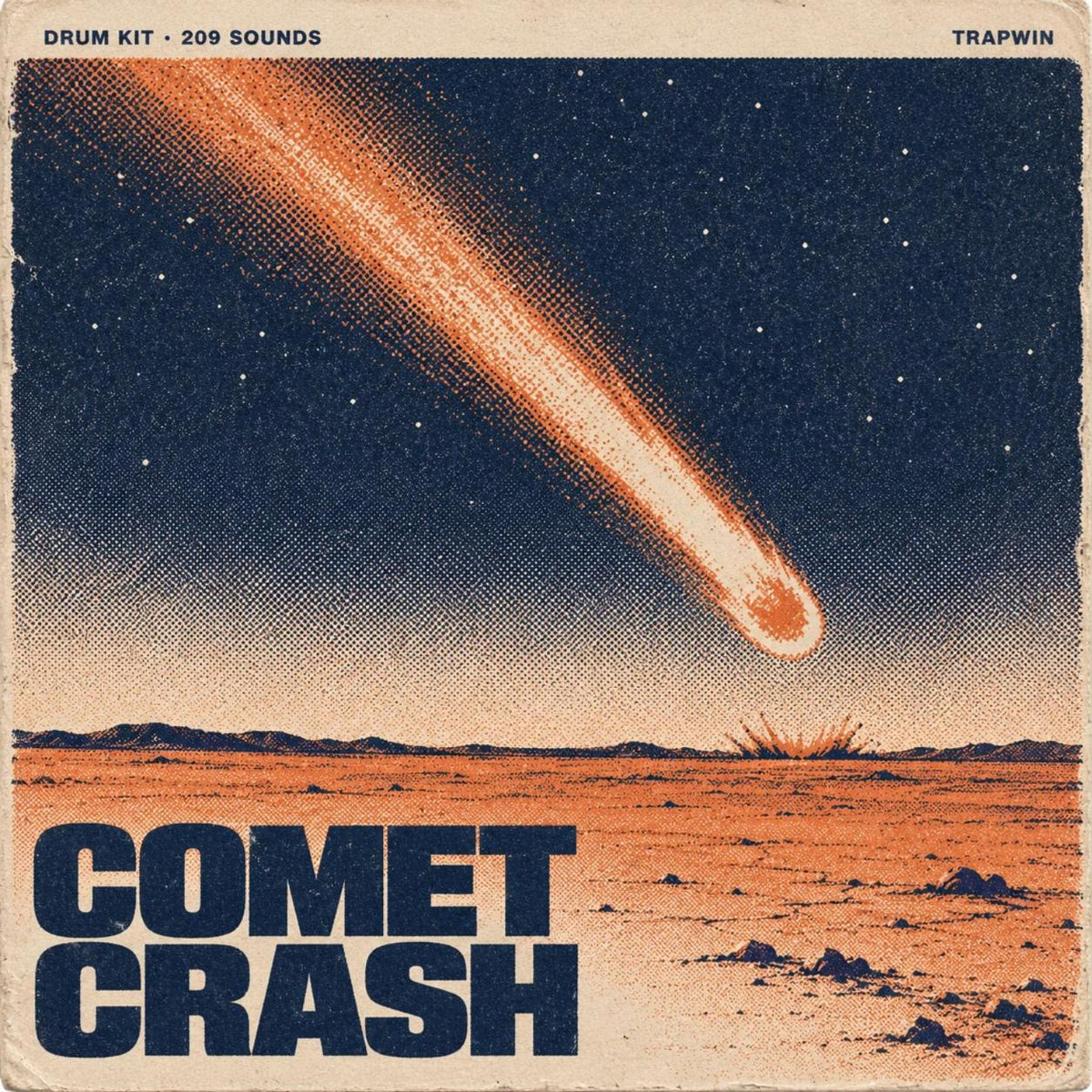 Comet Crash drum kit cover