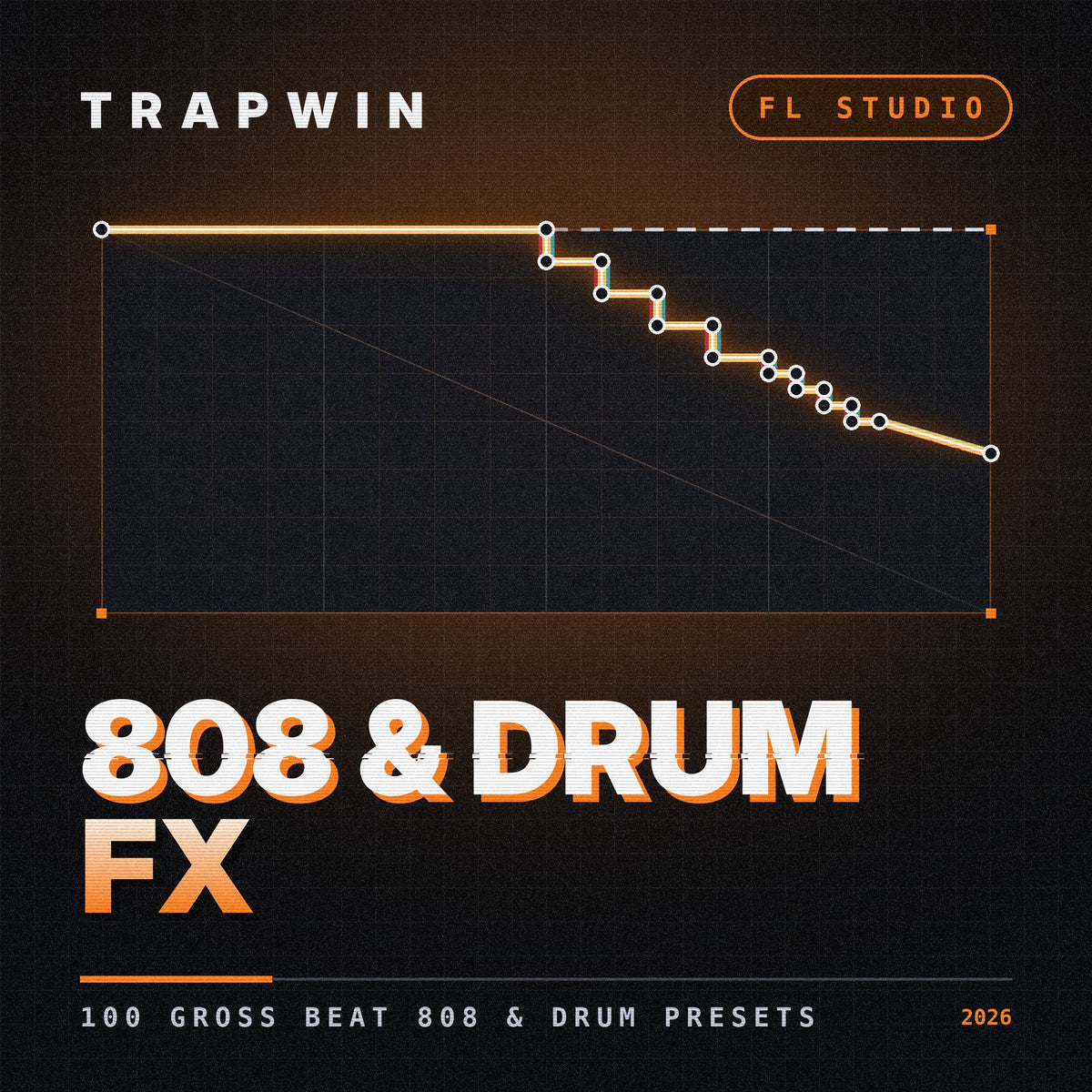 TrapWin 808 & Drum FX - 100 Gross Beat Presets