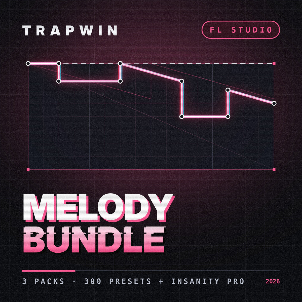 TrapWin Gross Beat Melody Bundle - 3 Packs + INSANITY PRO