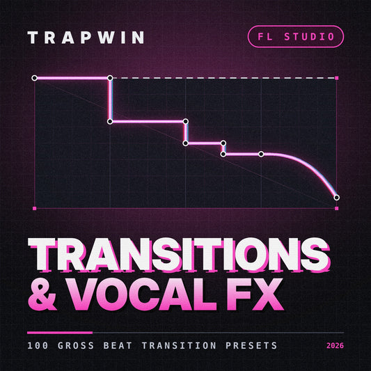 TrapWin Transitions & Vocal FX - 100 Gross Beat Presets