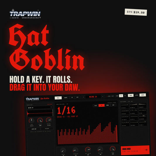 HAT GOBLIN hi-hat and snare roll plugin by TrapWin