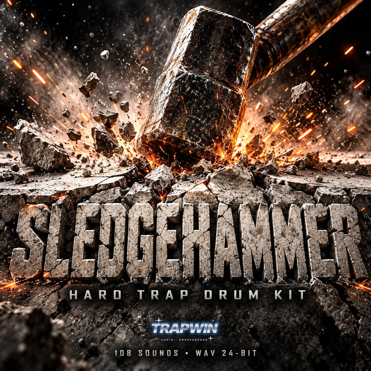 SLEDGEHAMMER Hard Trap Drum Kit cover