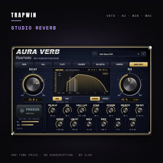 TrapWin Aura Verb reverb plugin