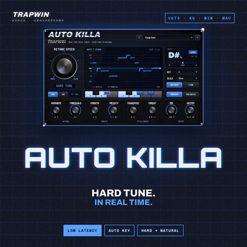 TrapWin AUTO KILLA - Echtzeit Vocal Tune Plugin