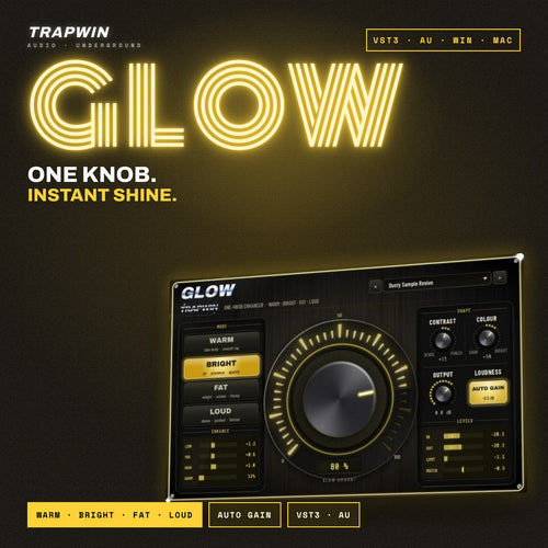 TrapWin GLOW - One-Knob Enhancer Plugin
