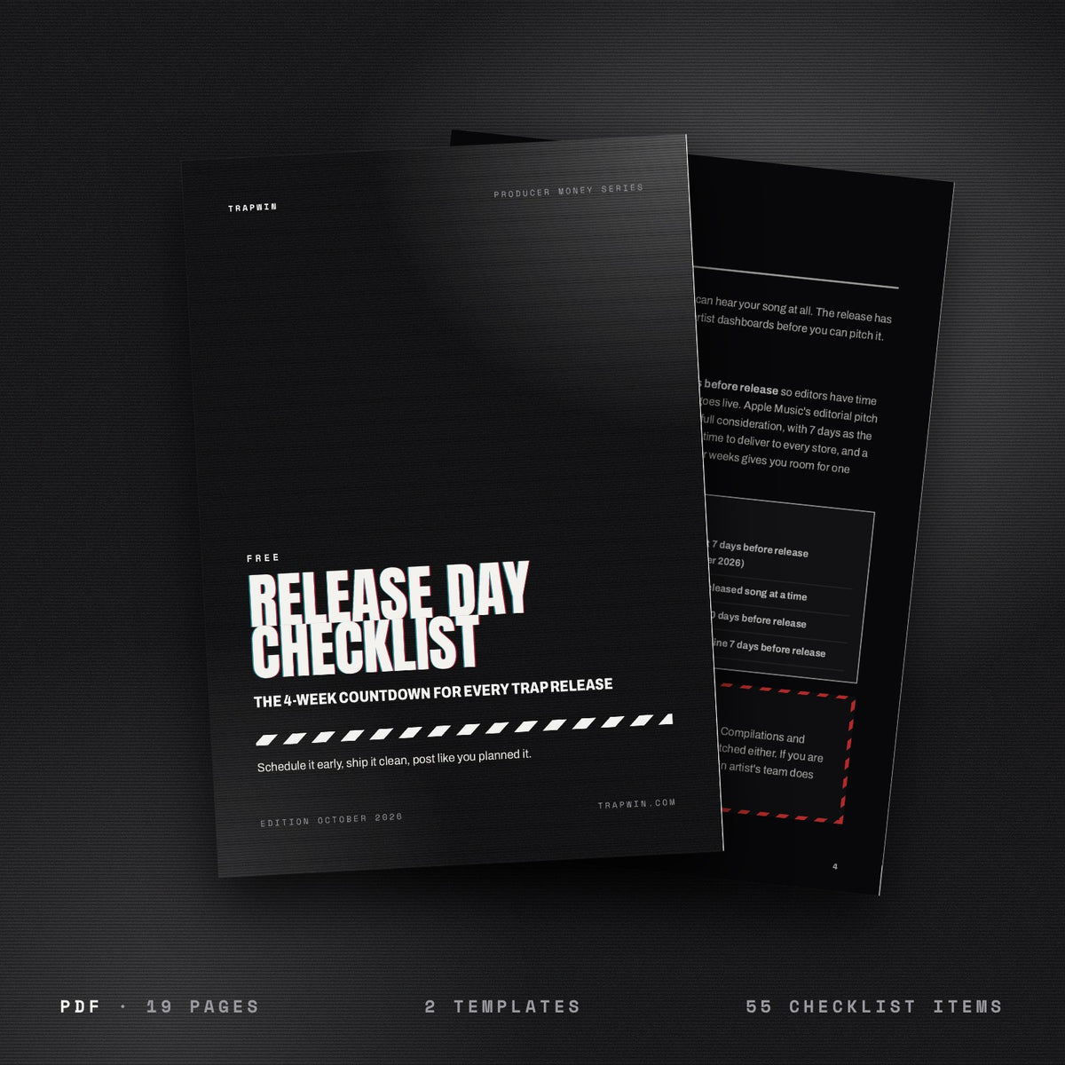 TrapWin Release Day Checklist (FREE)