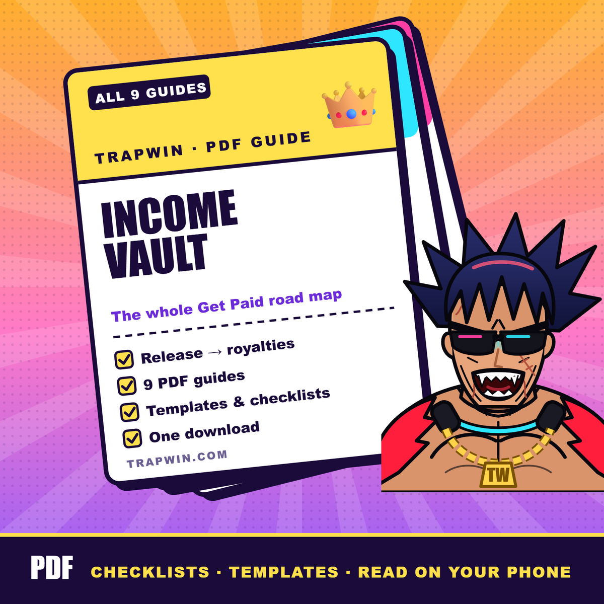 INCOME VAULT – all 9 TrapWin PDF guides