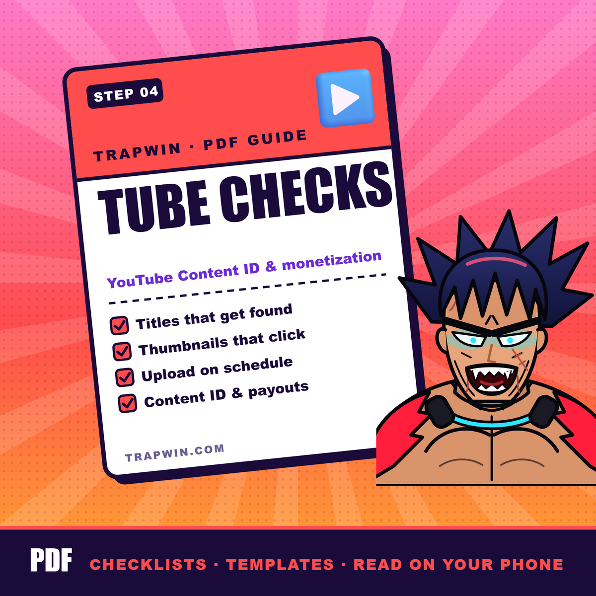 TUBE CHECKS – TrapWin PDF guide cover