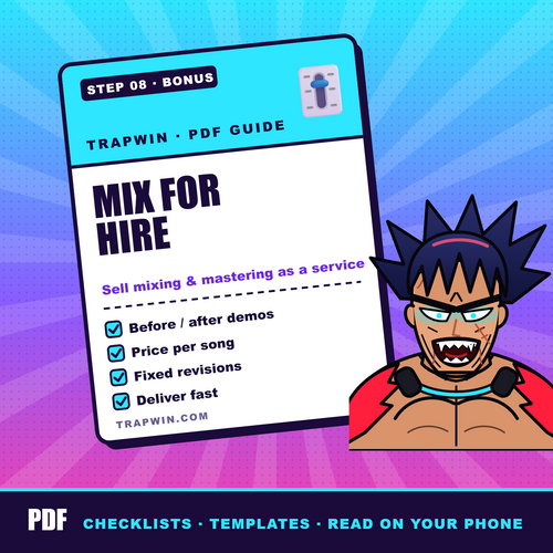 MIX FOR HIRE - Sell Mixing & Mastering as a Service Guide