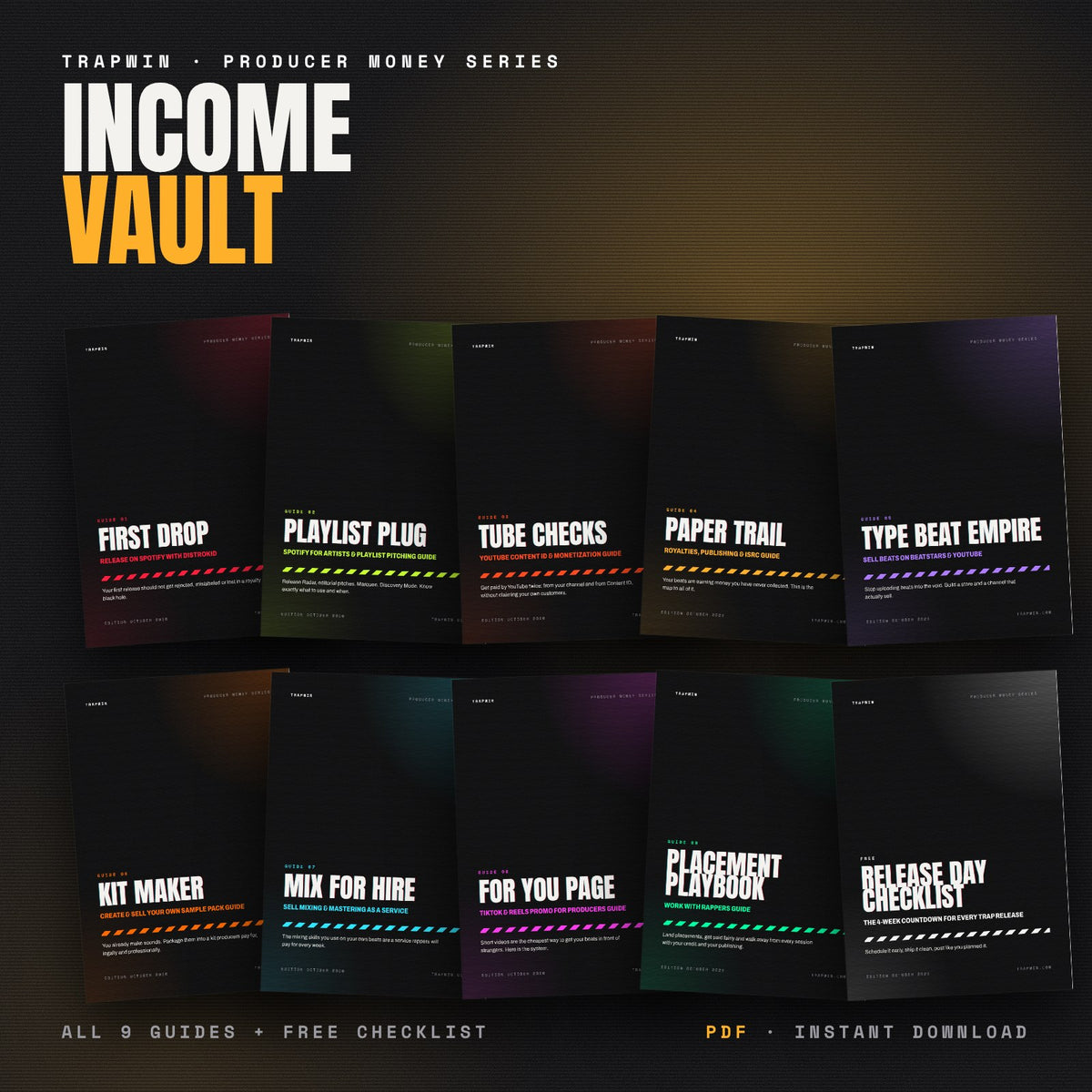 TrapWin Producer Income Vault - All 9 Guides