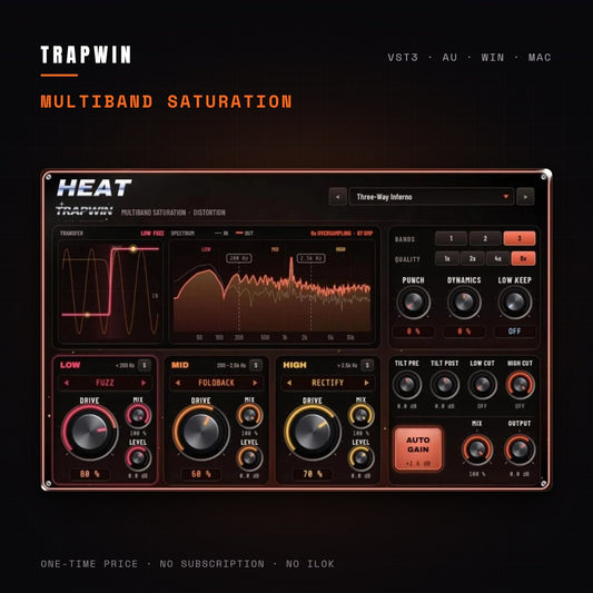 TrapWin Heat saturation plugin