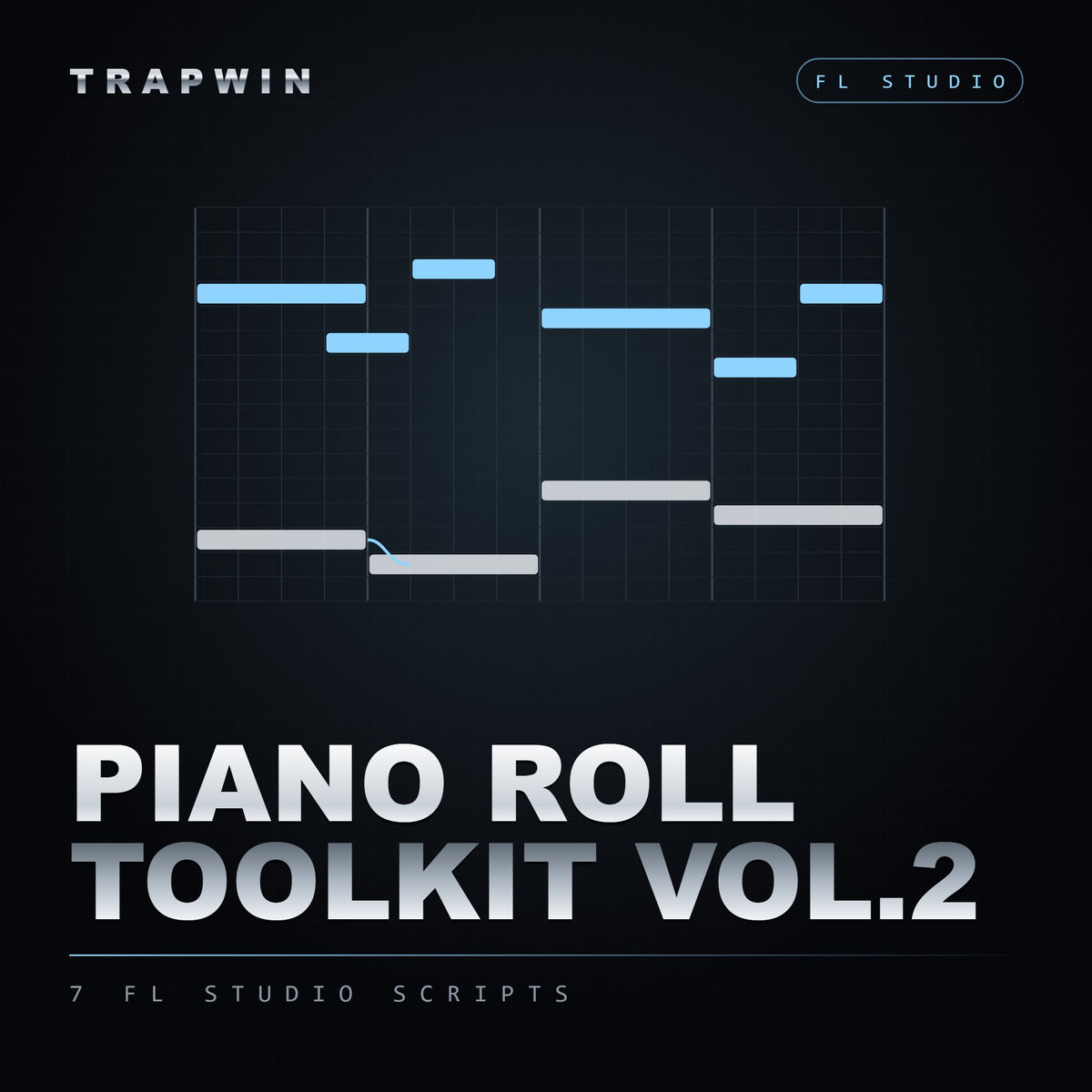 TrapWin Piano Roll Toolkit Vol. 2 cover