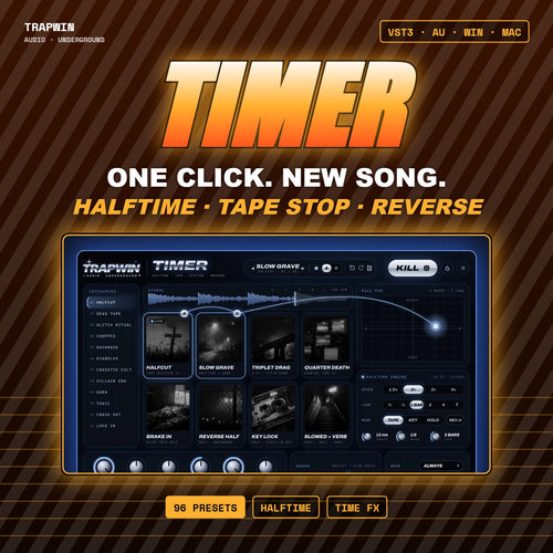 TrapWin Timer - Halftime & Time FX Plugin