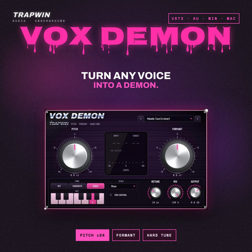 TrapWin VOX DEMON - Pitch, Formant & Hard Tune Plugin