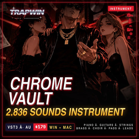 TrapWin CHROME VAULT - Trap Instrument Plugin (VST3 / AU)