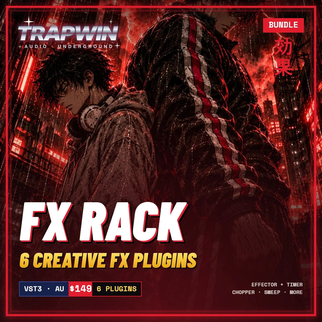 TrapWin FX RACK - 6 Creative FX Plugin Bundle
