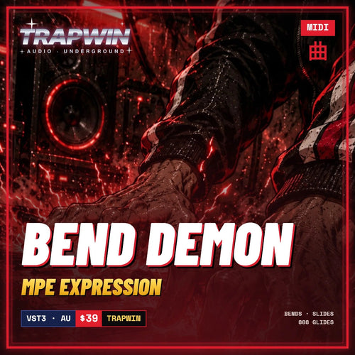 TrapWin BEND DEMON - MPE Expression Plugin (VST3 / AU)
