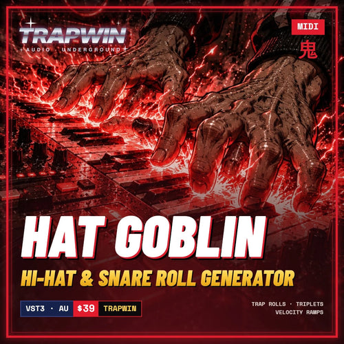 TrapWin HAT GOBLIN - Hi-Hat & Snare Roll Plugin